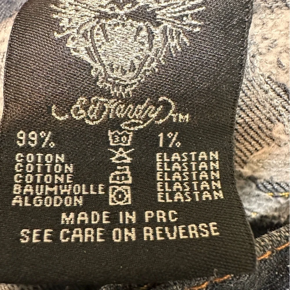 Vintage Ed Hardy skull embellished jeans - Picture 12 of 13